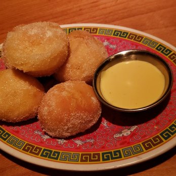 RAMEN-SAN - Donuts ($6) are adorable yeasty balls and come with a sweet dipping sauce. Delicious - Ramen Near Me - Chicago, Illinois