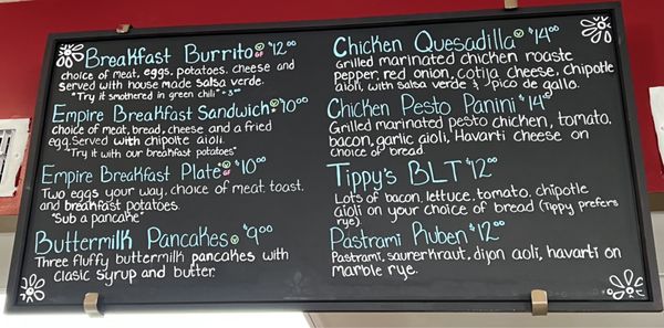 Menu photo 6 Empire's Edge Grill and Coffee Bar Empire, CO Menu photo 6 Empire's Edge Grill and Coffee Bar Empire, CO
