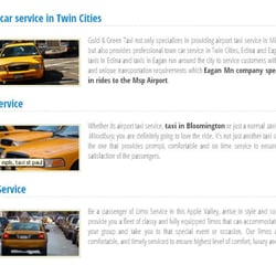 Gold and Green Taxi