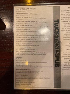 Menu photo 3 Two Stones Pub Wilmington, DE Menu photo 3 Two Stones Pub Wilmington, DE