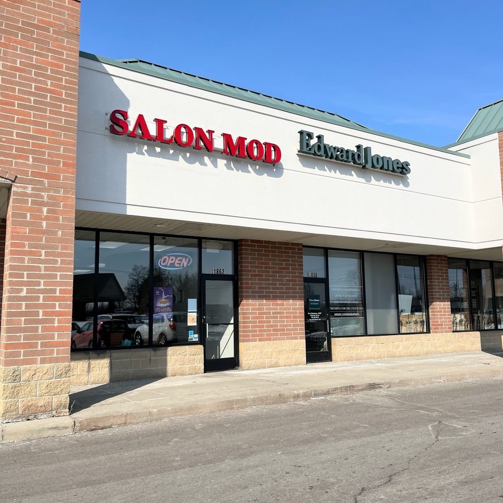 Salon Mod - Outside, it's next to Edward Jones - Hair Salons Near Me - Ypsilanti, Michigan