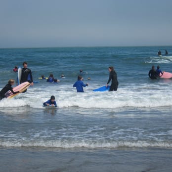 Surf Camp Pacifica - Body boarders and surfers at Surf Camp. - Surf Schools Near Me - Pacifica, California