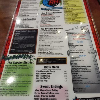 BB's Tex-Orleans - Menu 1 - Cajun/Creole Near Me - Kingwood, Texas BB's Tex-Orleans - Menu 1 - Cajun/Creole Near Me - Kingwood, Texas