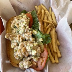 Shrimp Basket - Creole shrimp salad roll