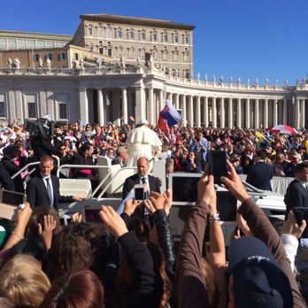 Vatican City - This is as close as I got! I felt it though. The energy of the crowd wanting to see him is palpable. - Local Flavor Near Me - Rome, RM Vatican City - This is as close as I got! I felt it though. The energy of the crowd wanting to see him is palpable. - Local Flavor Near Me - Rome, RM