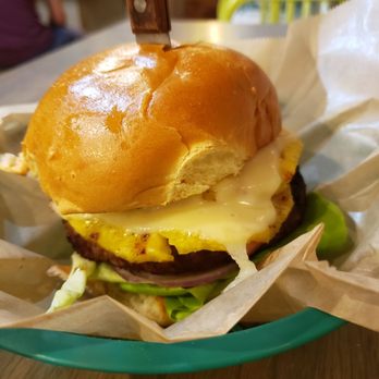 P'unk Burger - Sweet and spicy Hawaiian burger. - Burgers Near Me - Philadelphia, Pennsylvania