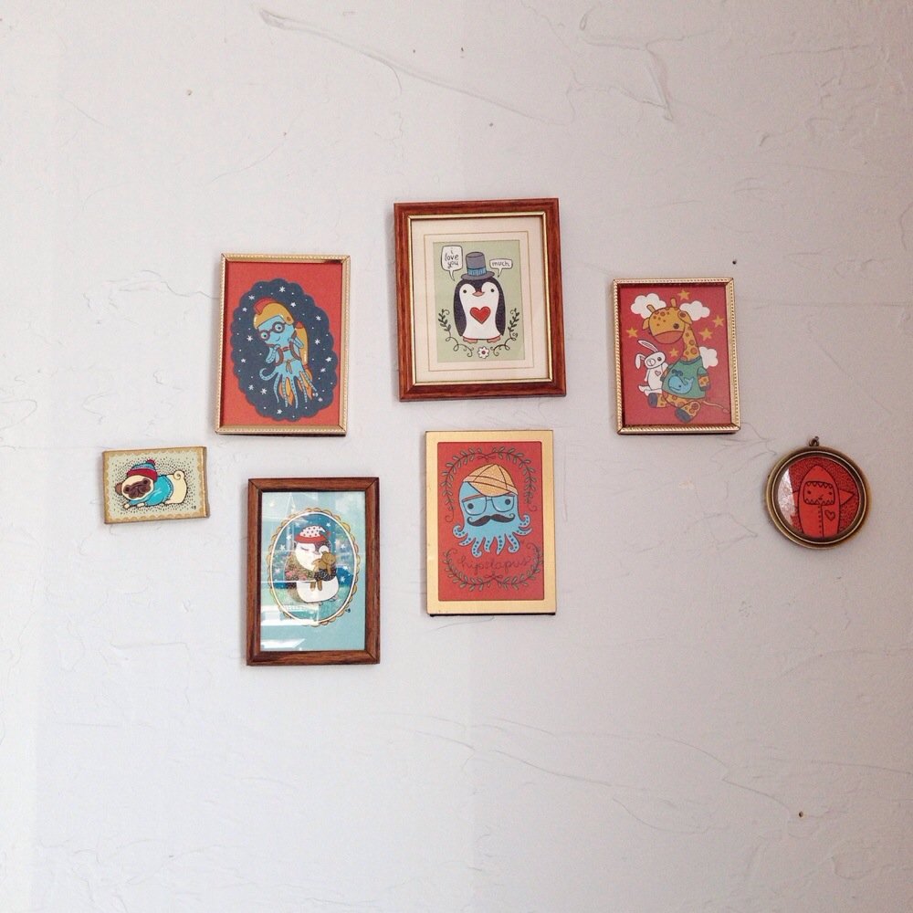 Backporch Coffee Roasters - Art by Connie Gabbert. We liked the pug one especially. - Coffee & Tea Near Me - Bend, Oregon