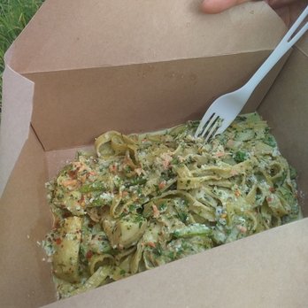 Redfish - Ryan's fresh pasta with steelhead. He really liked it! - Seafood Near Me - Port Orford, Oregon