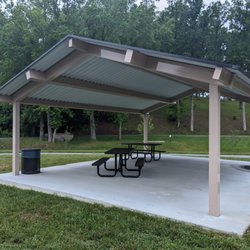 Whitley Branch Veterans Park - Picnic shelter at Whitley Branch Veterans Park, London