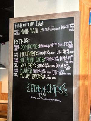 Menu photo 5 Scooter's Fish House Navarre, FL