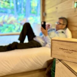 Postcard Cabins Western Catskills, Outdoor Collection - Me resting