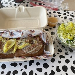 Firehouse Meatball Sub with Side Salad