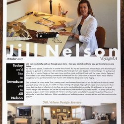 Jill Nelson Design Service - Featured in VoyageLA article.