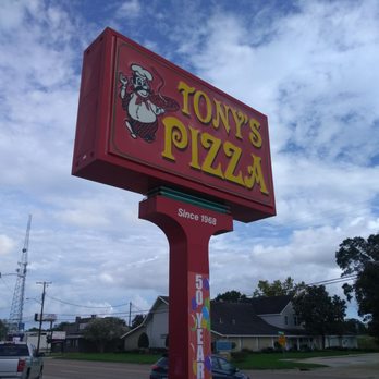Tony's Pizza - The sign - Pizza Near Me - Lake Charles, Louisiana Tony's Pizza - The sign - Pizza Near Me - Lake Charles, Louisiana