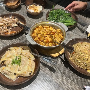 Sichuan Impression - here's the spread! - Chinese Near Me - Tustin, California