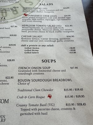 Menu photo 6 Bistro Boudin San Francisco, CA