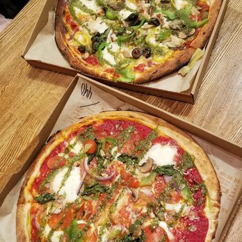 Blaze Pizza - * Designed our own pizzas- don't forget that pesto garlic sauce! - Salad Near Me - Alhambra, California