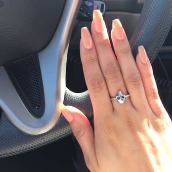 Charms Got Nails - Neutral acrylics by Ema! I always leave happy - Nail Salons Near Me - San Dimas, California