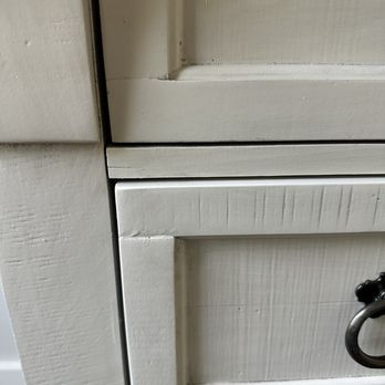 Rooms To Go - Broken framing of dresser not allowing drawers to close - Furniture Stores Near Me - Augusta, Georgia