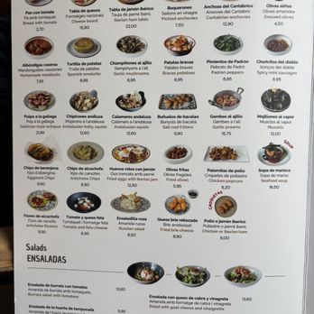 Arrosseria Gaudí - Tapas menu - Arroceria / Paella Near Me - Barcelona, B