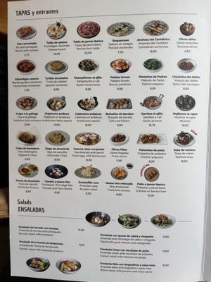 Menu photo 3 Arrosseria Gaudí Barcelona, B