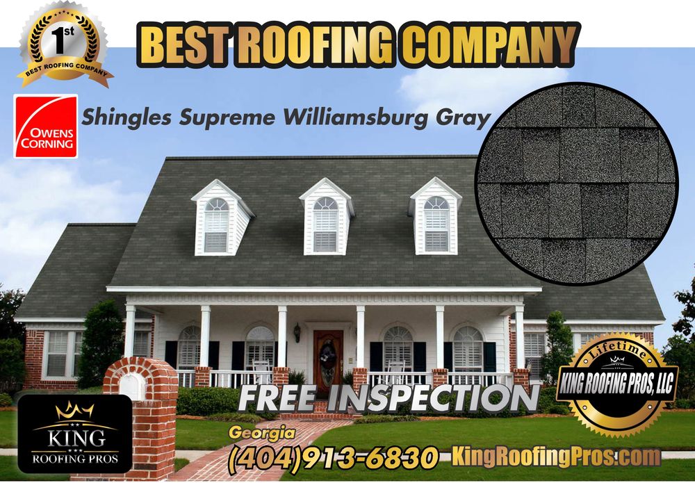 Slide of King Roofing Pros