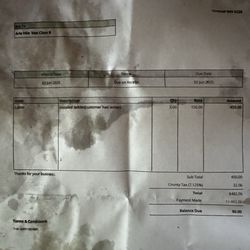 Complete RV Care - How long it should take, our invoice, and what our card was charged. Fraud.