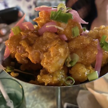 Down the Hatch Maui - Lava shrimp. Not very hot but enough for great flavor. Delish! - Seafood Near Me - Lahaina, Hawaii