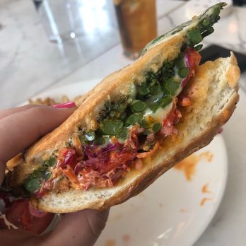 Cafe Roze - Broccoli Sandwich - one of my favorite sandwiches ever! - Breakfast & Brunch Near Me - Nashville, Tennessee