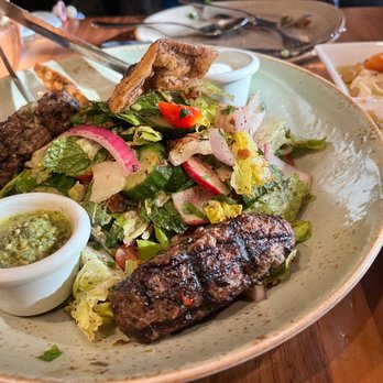 DishDash - Fattoush Salad with kufta - Middle Eastern Near Me - Sunnyvale, California
