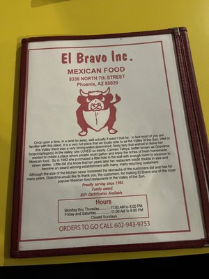 El Bravo Mexican Food by null