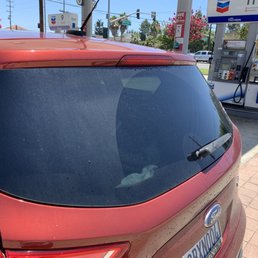 this is after the works car wash.  Terrible!