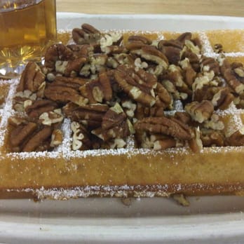 The Belgian Cafe - Pecan Waffle - Breakfast & Brunch Near Me - Solvang, California