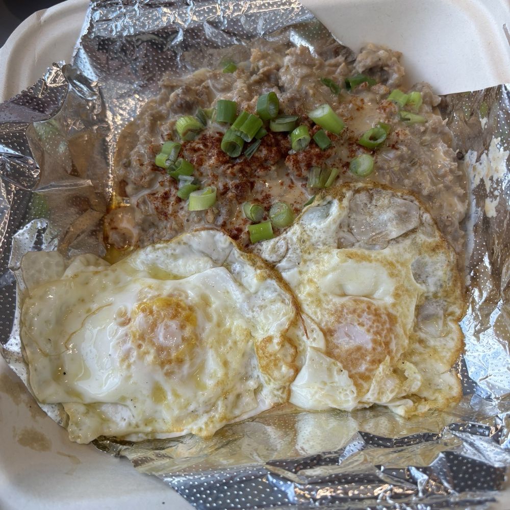 Journey Downtown - Chicken fried steak with Italian sausage gravy.  Delicious!!! - Coffee & Tea Near Me - Vacaville, California