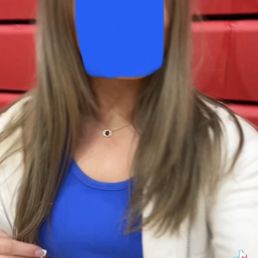 Her new "Ash highlights" Her new "Ash highlights"
