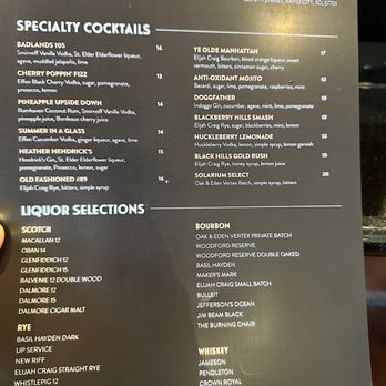 Juniper at Vertex Sky Bar - Menu - Bars Near Me - Rapid City, South Dakota Juniper at Vertex Sky Bar - Menu - Bars Near Me - Rapid City, South Dakota