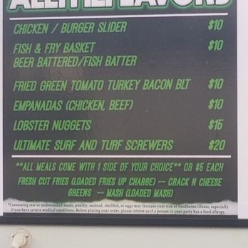 All The Flavors - The menu , also ask for specials as they had an off menu salad that sounded amazing as well. - Food Trucks Near Me - Reynoldsburg, Ohio All The Flavors - The menu , also ask for specials as they had an off menu salad that sounded amazing as well. - Food Trucks Near Me - Reynoldsburg, Ohio