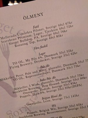 Menu photo 1 Nytorget 6 Stockholm, AB Menu photo 1 Nytorget 6 Stockholm, AB