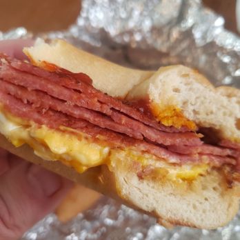 Amboy Bagel - Pork roll well done, very good. - Bagels Near Me - Edison, New Jersey