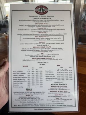 Menu photo 8 Brophy Bros - Ventura Ventura, CA