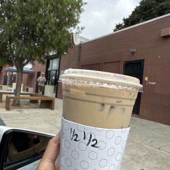 Jetty Coffee Roasters - Iced angelino w/ half and half - Coffee Roasteries Near Me - Los Angeles, California