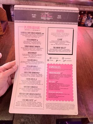 Menu photo 1 Miranda Lambert's Casa Rosa Nashville, TN Menu photo 1 Miranda Lambert's Casa Rosa Nashville, TN