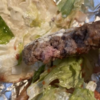 Five Guys - This is where I first seen the pinkness in the Hamburger - Burgers Near Me - Houston, Texas