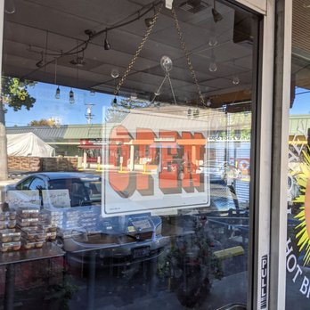Honey Bakery & Cafe - The open sign but locked door during business hours - Bakeries Near Me - San Jose, California