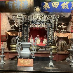 Chinese Temple - One of many rooms in the museum
