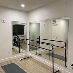GCS Glass & Mirror - Finished workout area.