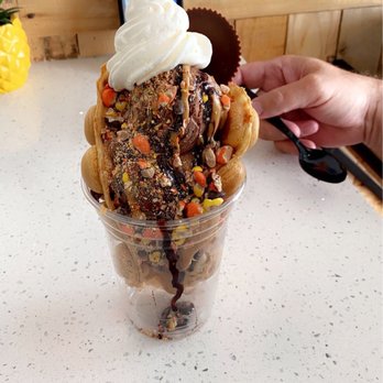Aloha Waffle Bar - Peanut butter waffle cup - Coffee & Tea Near Me - Jacksonville, Florida Aloha Waffle Bar - Peanut butter waffle cup - Coffee & Tea Near Me - Jacksonville, Florida