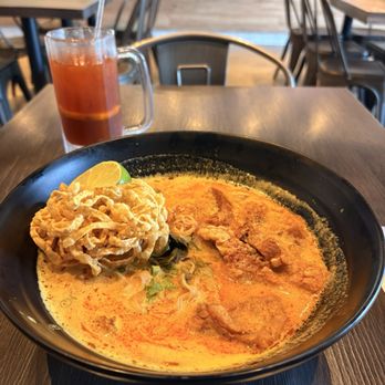 Siam Station - KHAO SOI and Thai Lemon Iced - Thai Near Me - Cerritos, California
