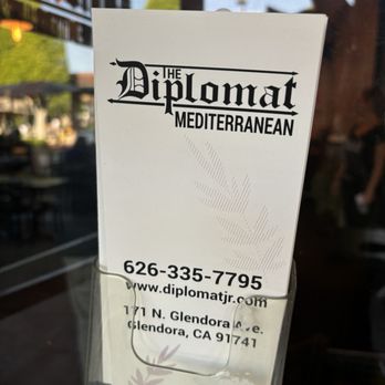 The Diplomat Junior - Menu - Mediterranean Near Me - Glendora, California
