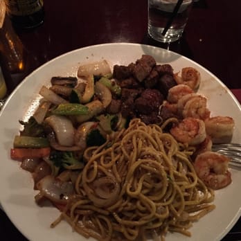 Red Ginger - Fillet and shrimp hibachi dinner combo. - Sushi Bars Near Me - Charlotte, North Carolina Red Ginger - Fillet and shrimp hibachi dinner combo. - Sushi Bars Near Me - Charlotte, North Carolina